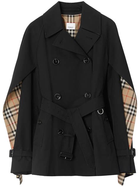 burberry cape trench